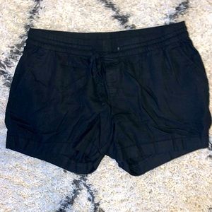 Old Navy Black Linen Shorts- large